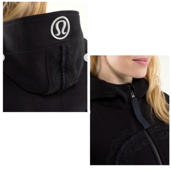 SCUBA HOODIE Lululemon *Lux Ruffle Black* SIZE 6
Limited Edition Hiver 2013 - Picture 6 of 13